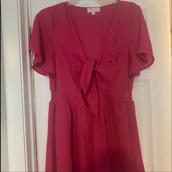 Pink Lily Romper - Picture 3 of 7